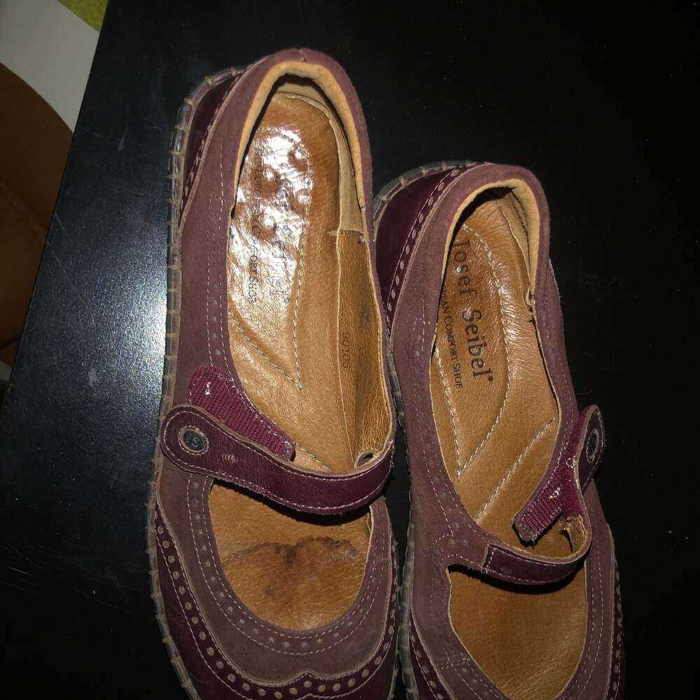 Josef Seibel Fergey 80 Mary Jane Flats in Cognac - Picture 2 of 5